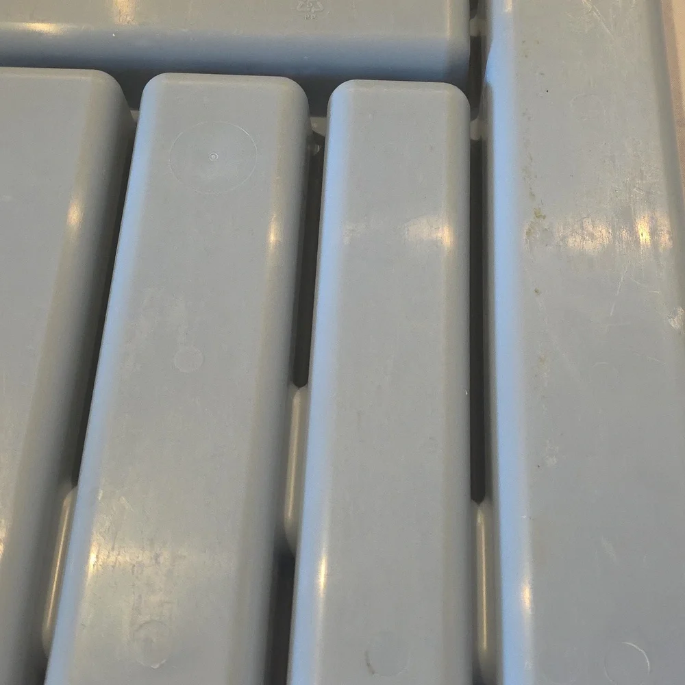 Vintage Rubbermaid Powder Blue Cutlery Tray 0521 16x12‎